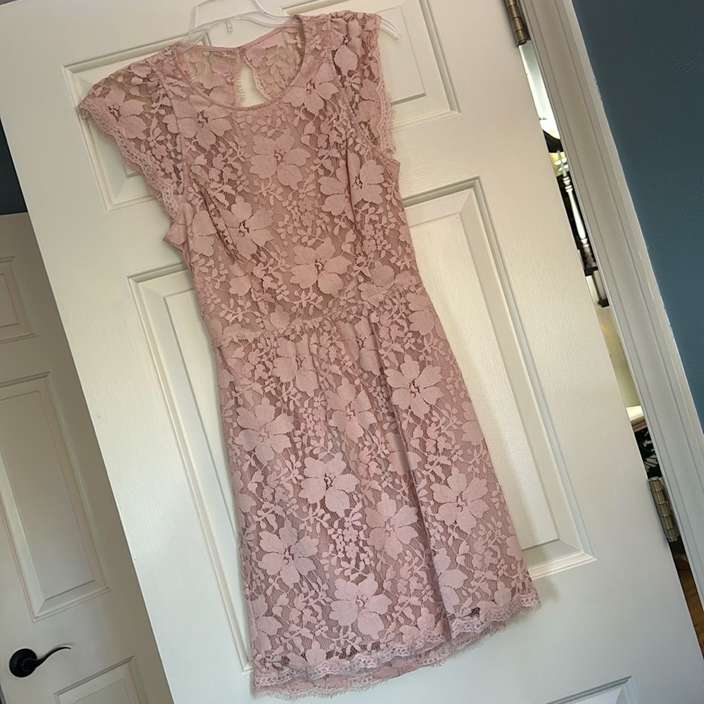 BCBG lace cocktail dress